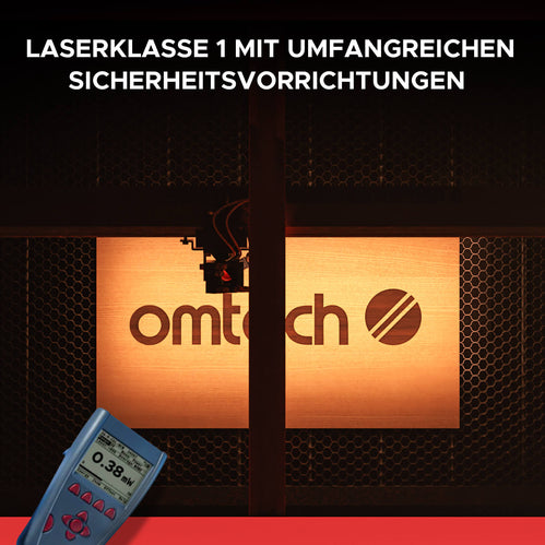 100W CO2 Laser Graviermaschine & Cutter mit 1000x600mm Gravurfläche | Max-1060R CO2 Laser Graviermaschine & Cutter OMTech Laser