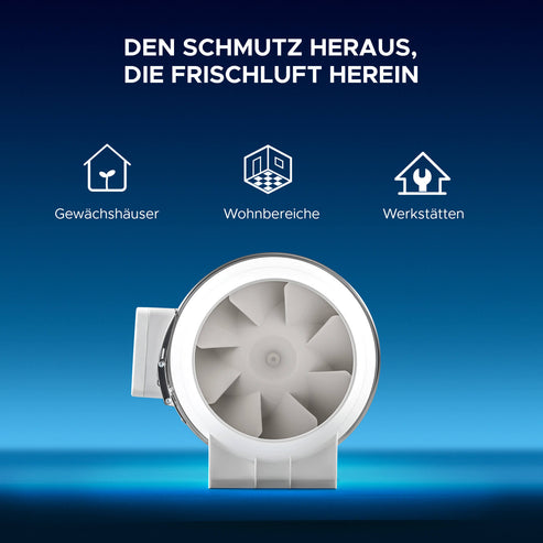 Industrie-Abluftventilator & Kanalventilator für Lasercutter | LAP-0400 Rauchreiniger OMTech Laser