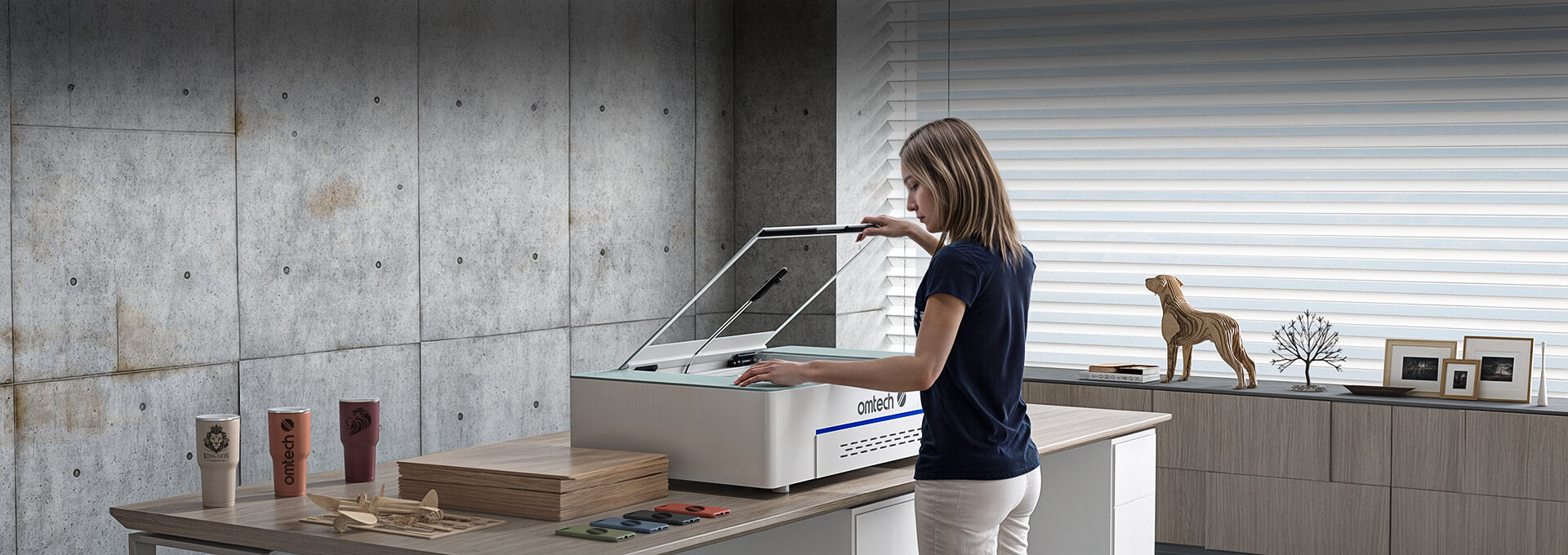 Omtech lasercutter