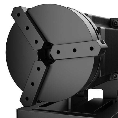 Drehachse mit 3-Backen-Drehfutter für MOPA und Faserlaser Graviermaschinen | LRA-MN70 Drehachse OMTech Laser