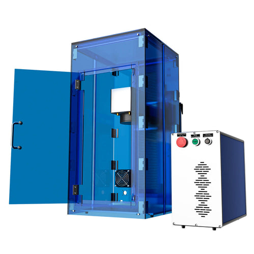 50W Faserlaser Graviermaschine für Metallgravur & Metallbeschriftung | F-50 Faserlaser Graviermaschine OMTech Laser