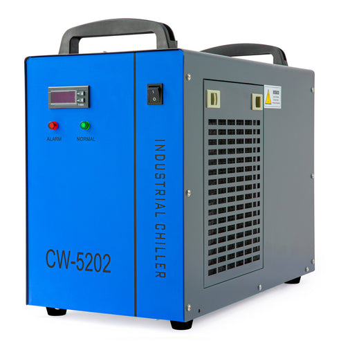 Industrieller Wasserkühler für gleichzeitige Kühlung von zwei CO2 Lasercutter | CW-5202 OMTech Laser