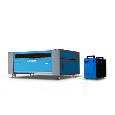 150W CO2 Laser Graviermaschine & Cutter mit 1600×1000mm Gravurfläche | Max-1615 CO2 Laser Graviermaschine & Cutter OMTech Laser