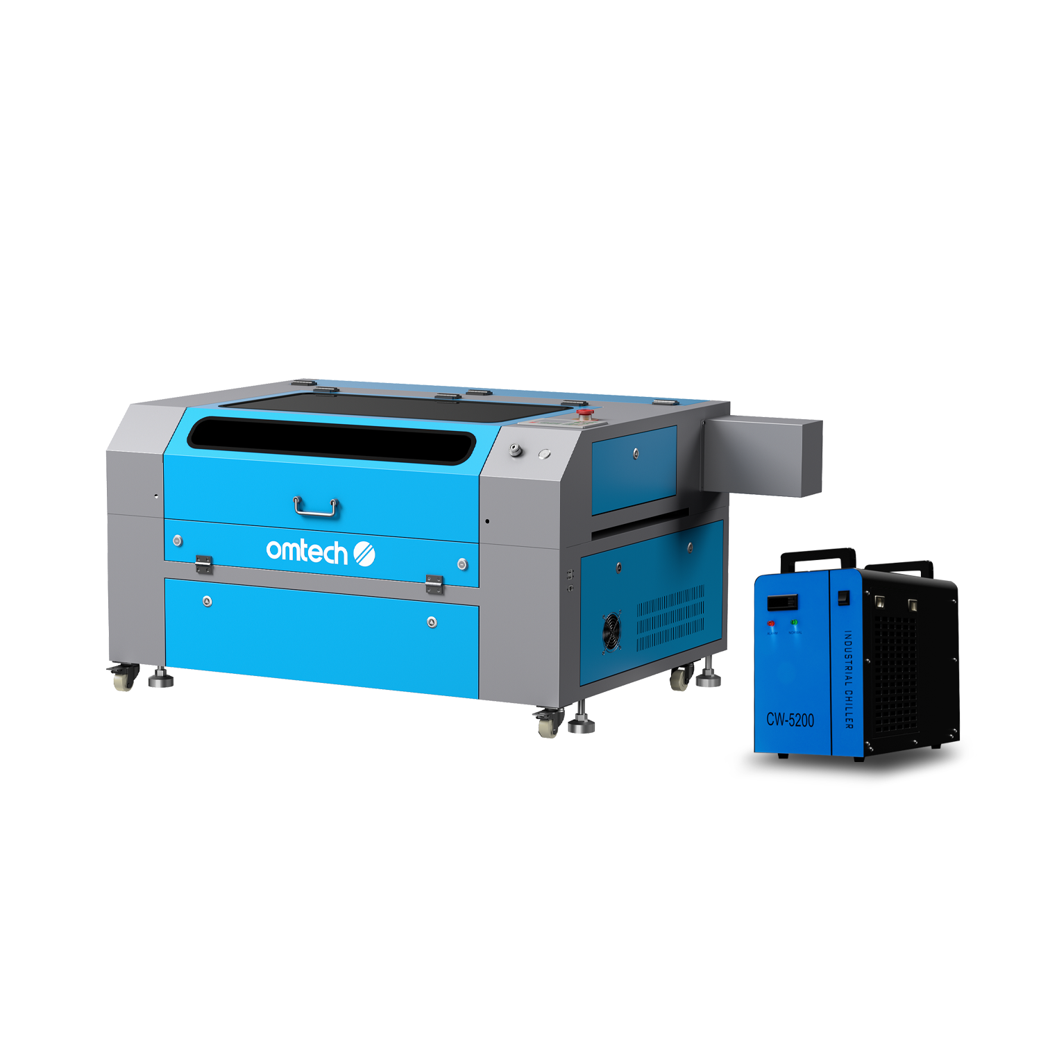 100W CO2 Laser Graviermaschine & Cutter mit 700x500mm Gravurfläche | Max-750 CO2 Laser Graviermaschine & Cutter OMTech Laser
