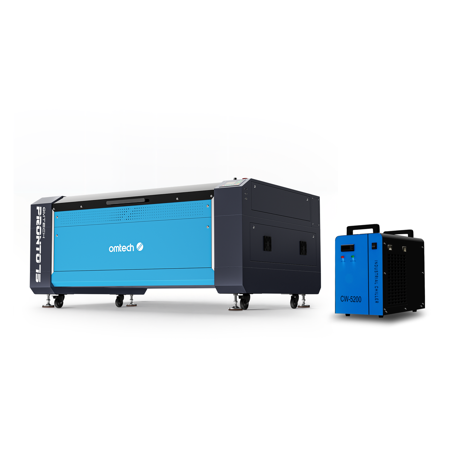 150W CO2 Laser Cutter & Graviermaschine mit 1600x1000mm Gravurfläche | Pronto-75 CO2 Laser Graviermaschine & Cutter OMTech Laser