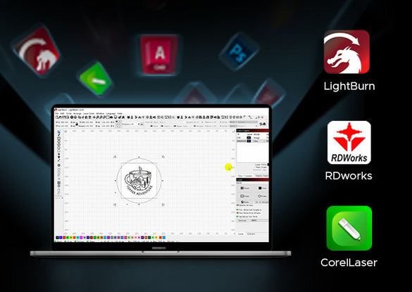 LightBurn vs. LaserGRBL