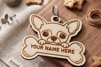 Hunde- und Haustiermarken aus Holz mit dem Laser gravieren