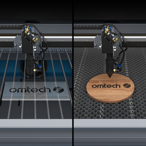 50W Laser Cutter & Graviermaschine mit 500x300mm Gravurfläche | Turbo-535 co2 laser engraver OMTech