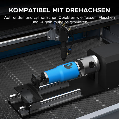 50W Laser Cutter & Graviermaschine mit 500x300mm Gravurfläche | Turbo-535 co2 laser engraver OMTech