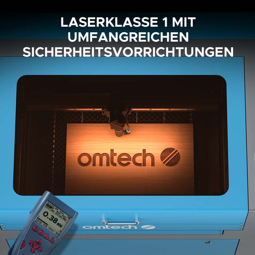 50W Laser Cutter & Graviermaschine mit 500x300mm Gravurfläche | Turbo-535 co2 laser engraver OMTech