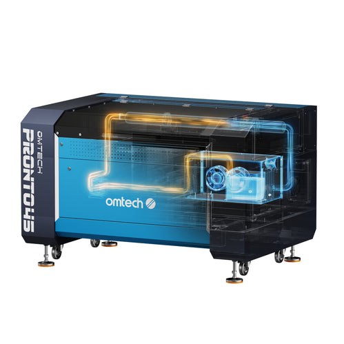 100W CO2 Laser Cutter & Graviermaschine mit 1000x600mm Gravurfläche | Pronto-45 co2 laser engraver OMTech