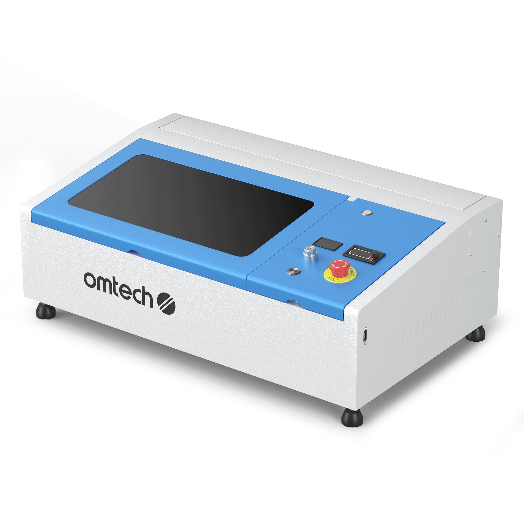 40W Desktop Laser Graviermaschine & Cutter mit 300x200mm Gravurfläche | K40 Plus CO2 Laser Graviermaschine & Cutter OMTech Laser