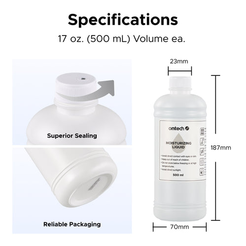 OMTech Druckkopf-Pflegeflüssigkeit 500 ml für Drucker, Feuchtigkeitslösung zur Wartung von Druckköpfen OMTech DE
