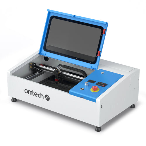 40W Desktop Laser Graviermaschine & Cutter mit 300x200mm Gravurfläche | K40 Plus CO2 Laser Graviermaschine & Cutter OMTech Laser