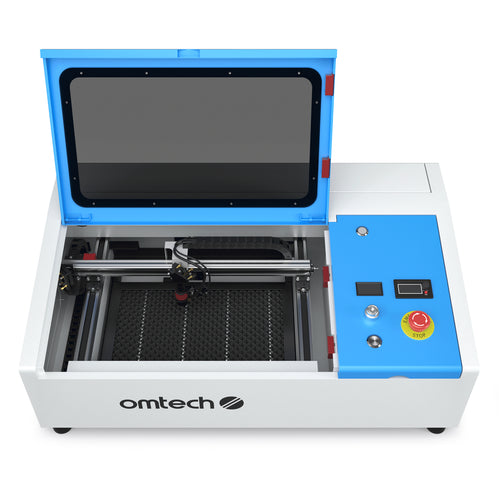 40W Desktop Laser Graviermaschine & Cutter mit 300x200mm Gravurfläche | K40 Plus CO2 Laser Graviermaschine & Cutter OMTech Laser