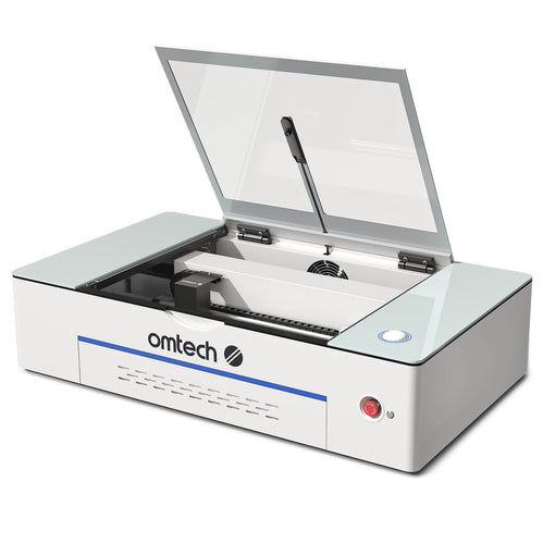 50W Desktop Laser Cutter mit 510x300mm Gravurfläche | Polar Laser CO2 Laser Graviermaschine & Cutter OMTech Laser   