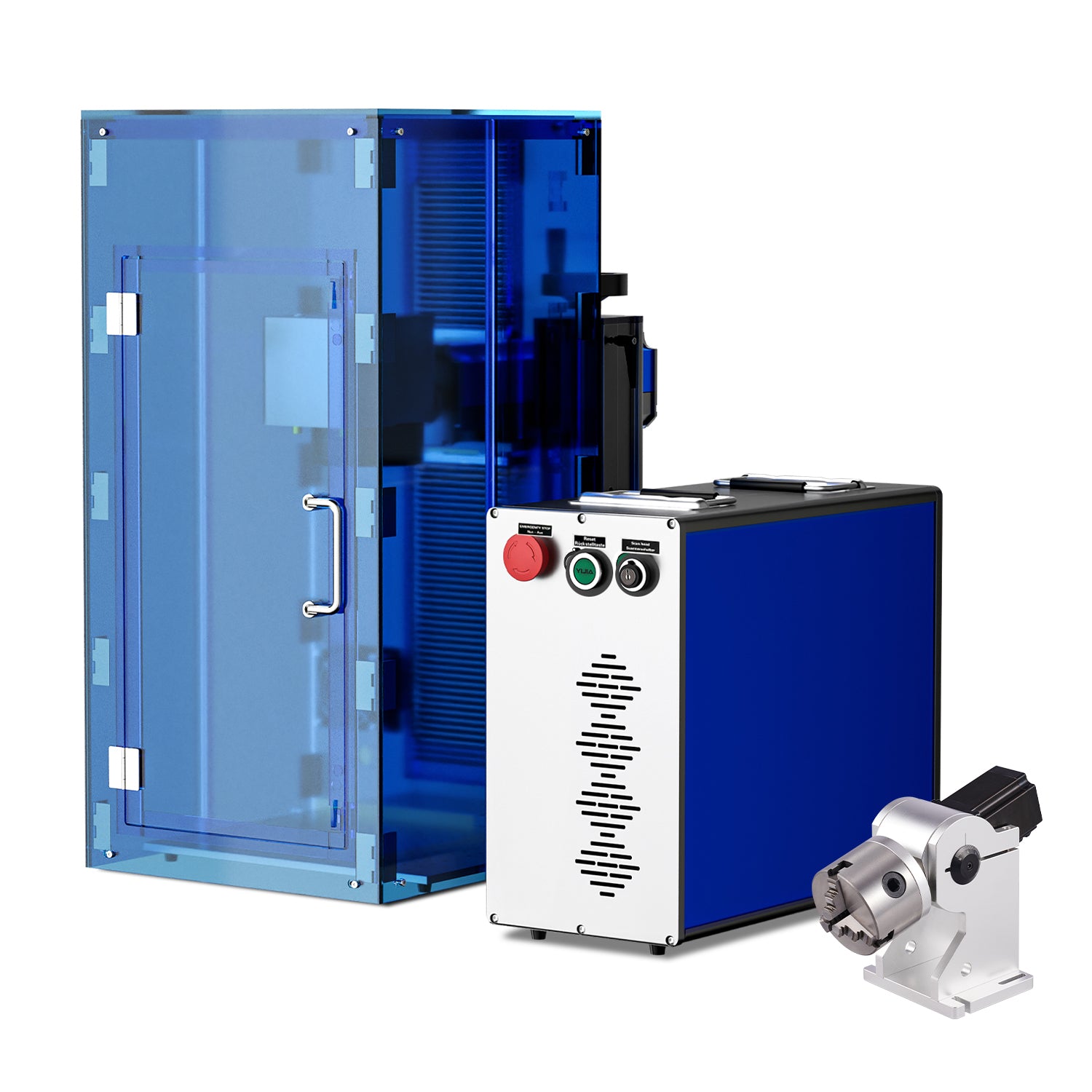 30W Faserlaser Graviermaschine für Metallgravur & Metallbeschriftung | F-30 fiber laser engraver OMTech