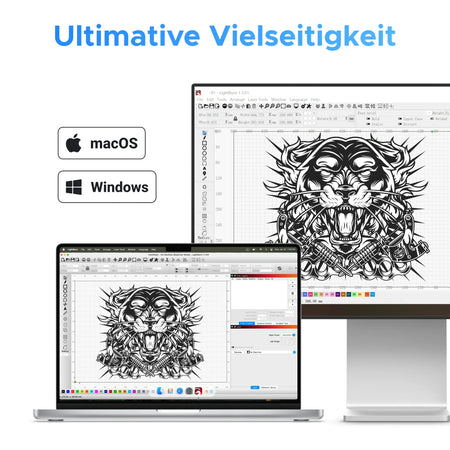 30W Faserlaser Graviermaschine mit Autofokus für Metallgravur | F30C co2 laser engraver OMTech