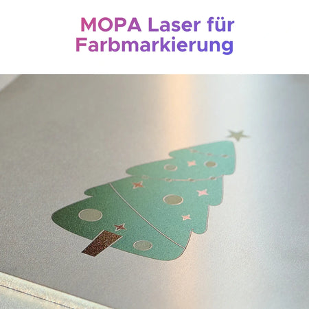 60W MOPA Laser Graviermaschine mit Autofokus für Metallgravur | M60C fiber laser engraver OMTech