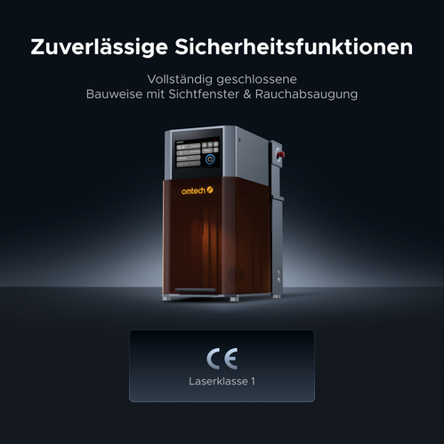Dual-Lasergravierer mit 30W Faserlaser, 20W Diodenlaser und Autofokus | Solis Duo 32 co2 laser engraver OMTech