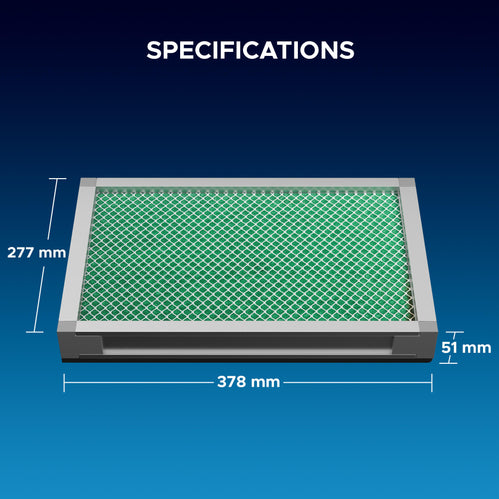 Aktivkohle-Ersatzfilter (2 Stücke) für Rauchabsauger LSP-300 Ersatzfilter OMTech Laser