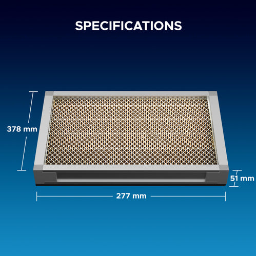 Glasfaserfilter (H13 HEPA)-Ersatzfilter (2 Stücke) für Rauchabsauger LSP-300 Ersatzfilter OMTech Laser