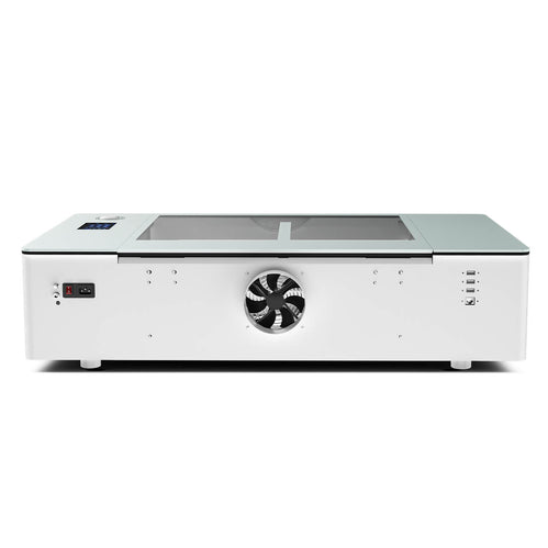 55W Desktop Laser Cutter mit 510x300mm Gravurfläche | Polar Plus CO2 Laser Graviermaschine & Cutter OMTech Laser