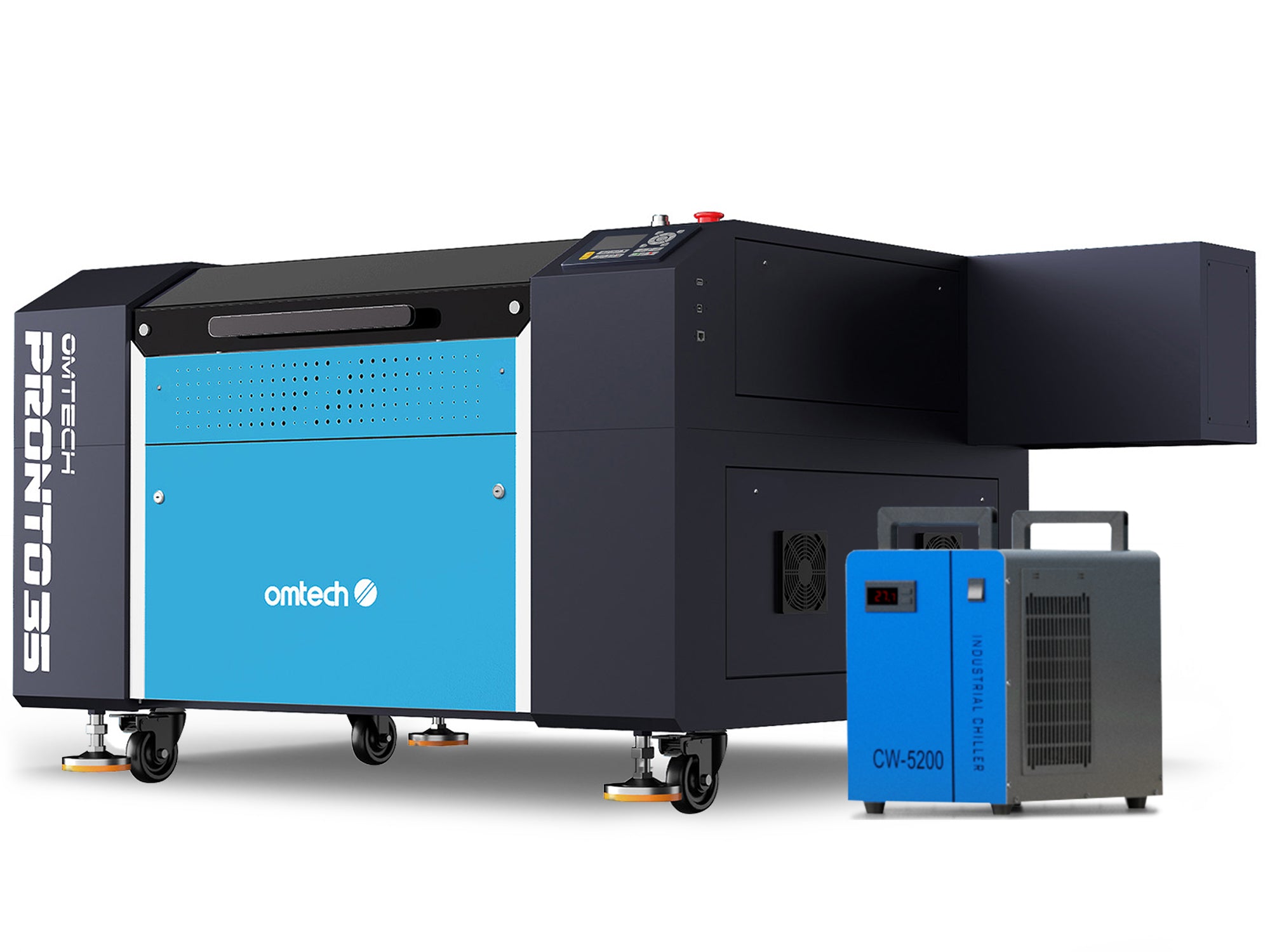 100W CO2 Laser Cutter & Graviermaschine mit 700x500mm Gravurfläche | Pronto-35X co2 laser engraver OMTech
