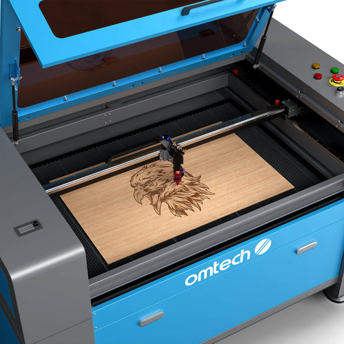 90W Lasercutter & Laser Graviermaschine mit 900x600mm Gravurfläche | Turbo-968 CO2 Laser Graviermaschine & Cutter OMTech Laser