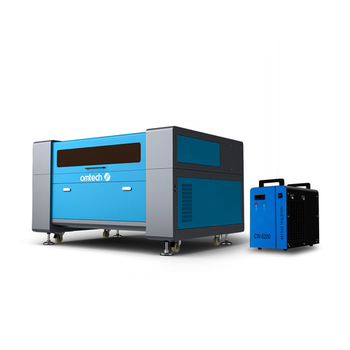 100W CO2 Laser Graviermaschine & Laser Cutter mit 1000x600mm Gravurfläche | Max-1060 co2 laser engraver OMTech