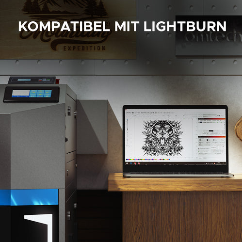 150W / 130W CO2 Lasercutter mit 1400x900mm Bearbeitungsfläche | Pro 3655 co2 laser engraver OMTech
