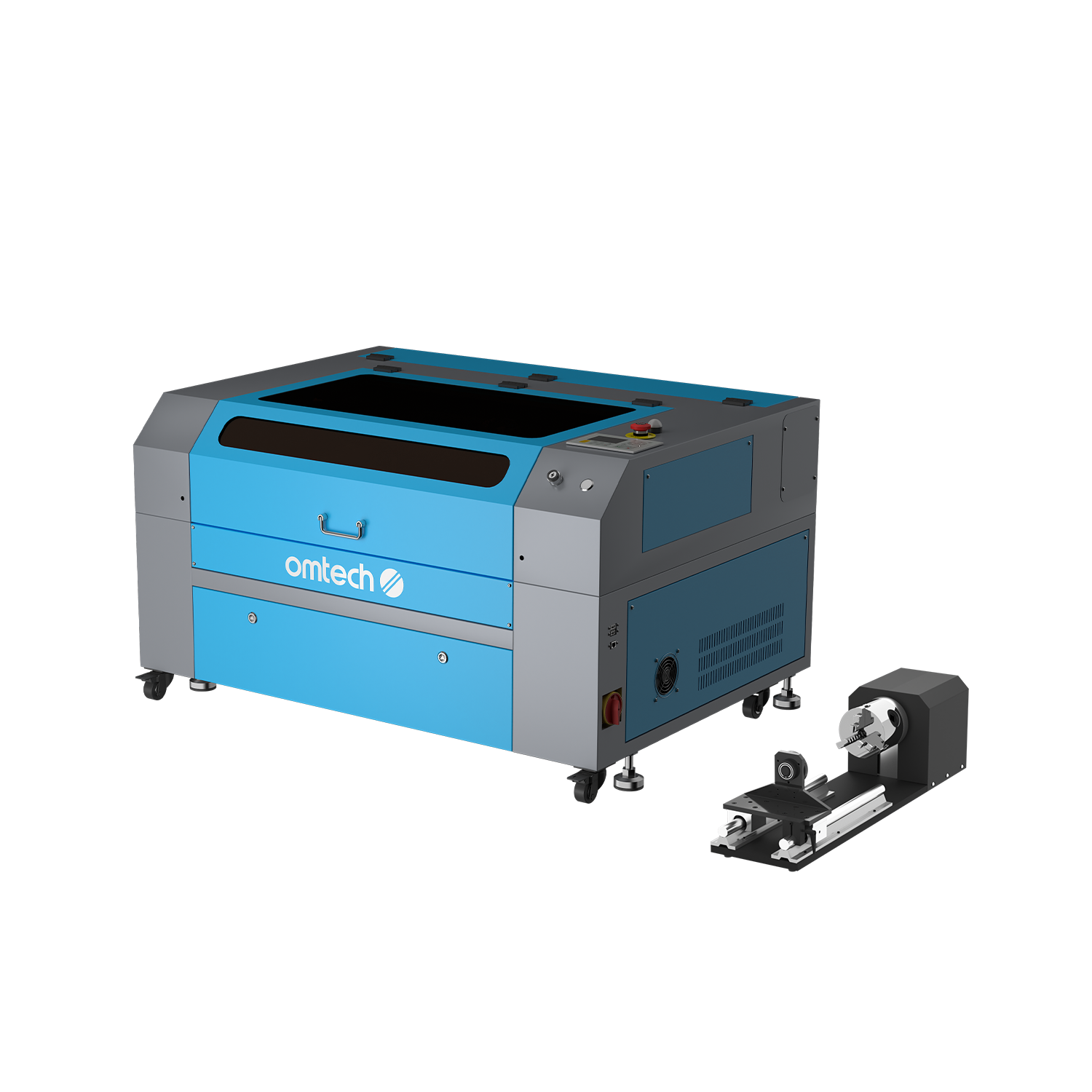 60W CO2 Laser Graviermaschine & Cutter mit 700x500mm Gravurfläche | Turbo-756 CO2 Laser Graviermaschine & Cutter OMTech Laser