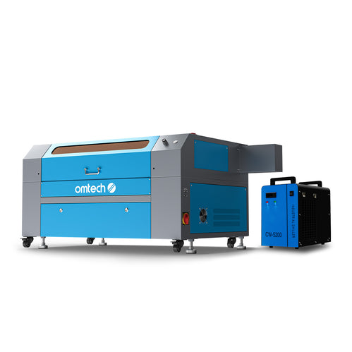 90W CO2 Laser Graviermaschine & Cutter mit 700x500mm Gravurfläche | Turbo-758 co2 laser engraver OMTech