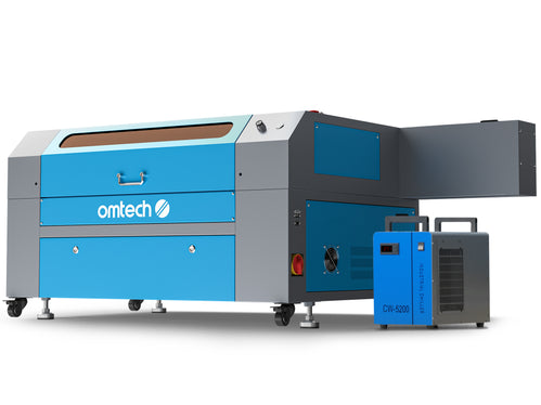 100W CO2 Laser Graviermaschine & Cutter mit 700x500mm Gravurfläche | Max-750 co2 laser engraver OMTech