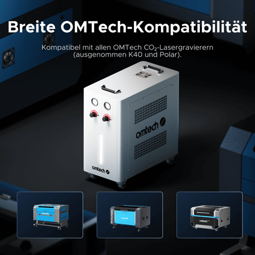 980W industrieller Air Assist für CO2 Laser Cutter OMTech DE