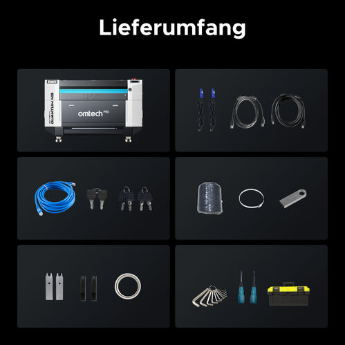 RF-Lasercutter – 4200 mm/s, 20.000 Std. Lebensdauer & 0,07 mm Präzision | Pro RF60 co2 laser engraver OMTech