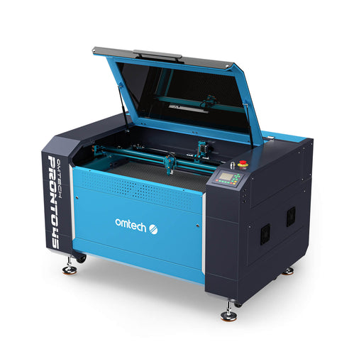 100W CO2 Laser Cutter & Graviermaschine mit 1000x600mm Gravurfläche | Pronto-45 CO2 Laser Graviermaschine & Cutter OMTech Laser
