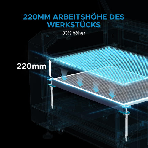 100W CO2 Laser Cutter & Graviermaschine mit 700x500mm Gravurfläche | Pronto-35X CO2 Laser Graviermaschine & Cutter OMTech Laser